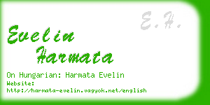 evelin harmata business card